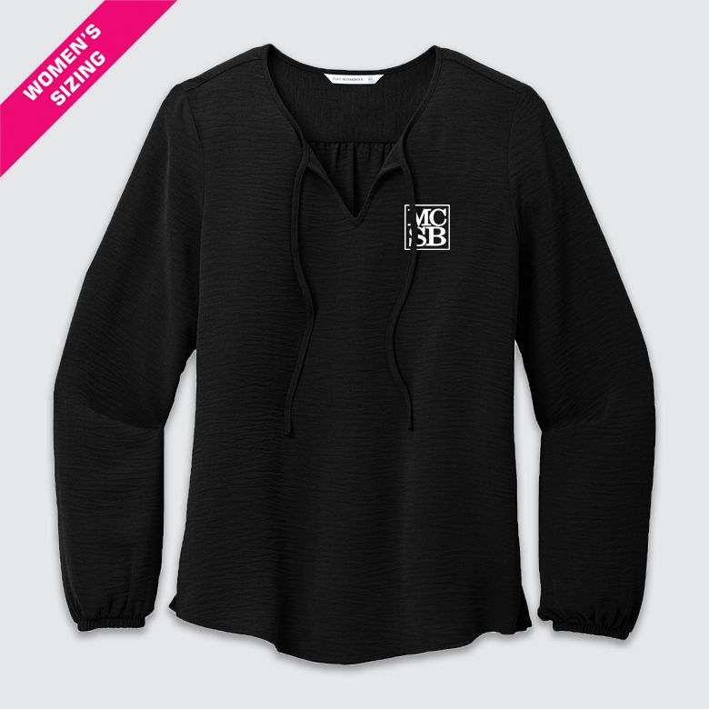 Women&#39;s MCSB Textured Crepe Blouse