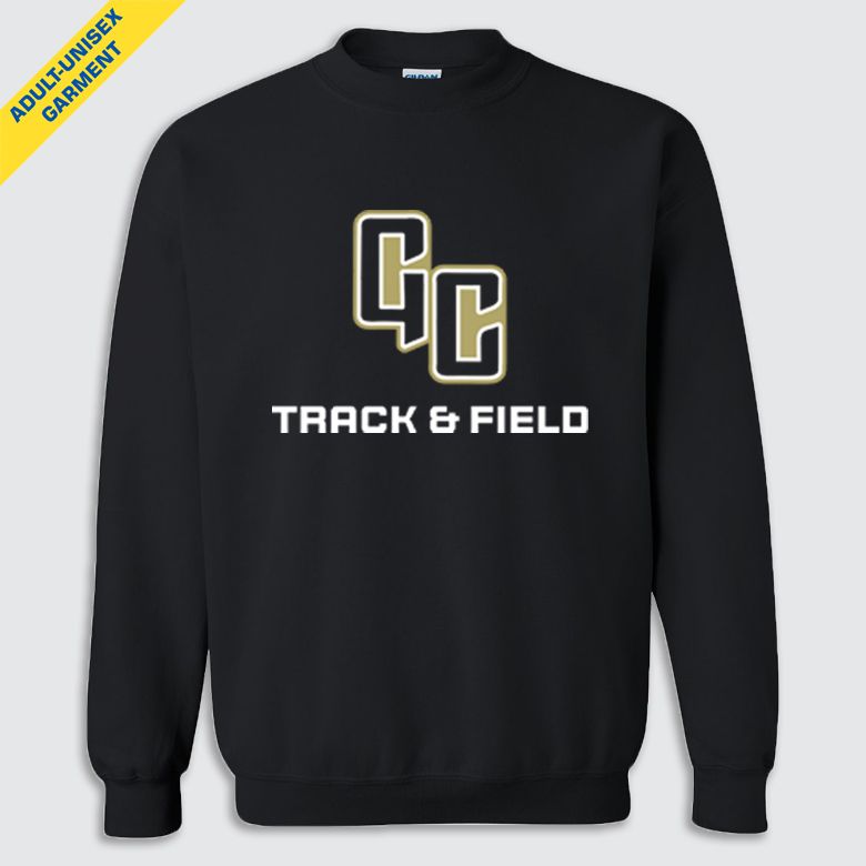 GC Track &amp; Field Black Heavy Blend Crew