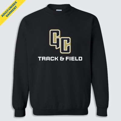 GC Track &amp; Field Black Heavy Blend Crew