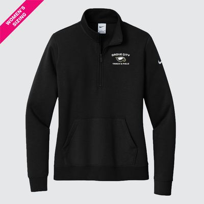 Women&#39;s GC Eagles T&amp;F Nike Club Fleece 1/2 Zip