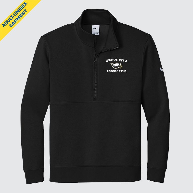 GC Eagles T&amp;F Nike Club Fleece 1/2 Zip