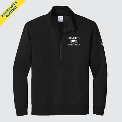 GC Eagles T&amp;F Nike Club Fleece 1/2 Zip