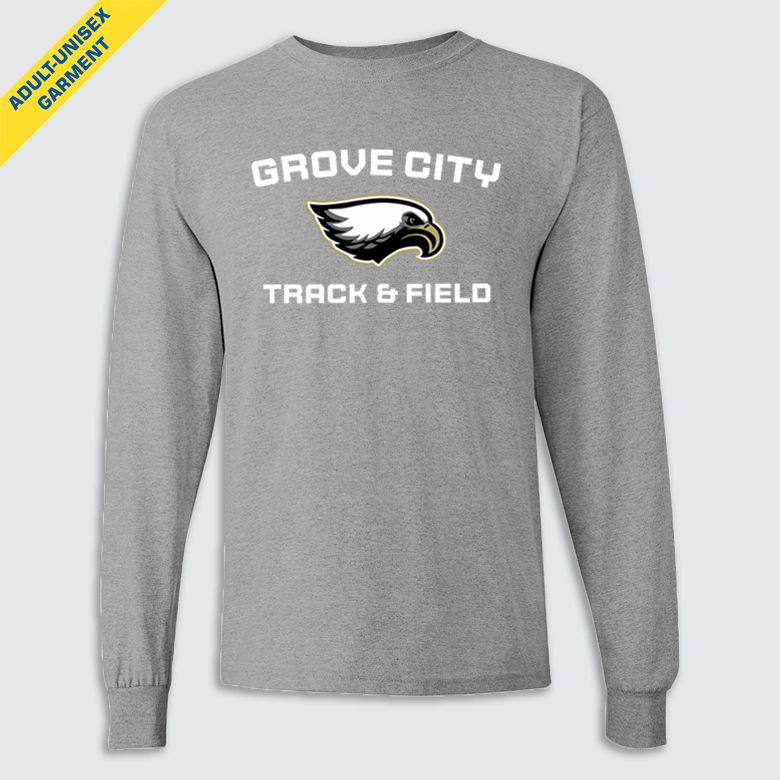 GC Eagles T&amp;F Heavy Cotton Long Sleeve T-Shirt