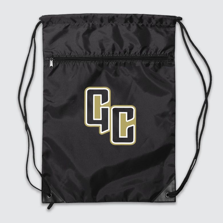 Zippered GC Drawstring Bag
