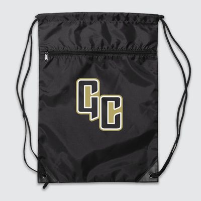 Zippered GC Drawstring Bag