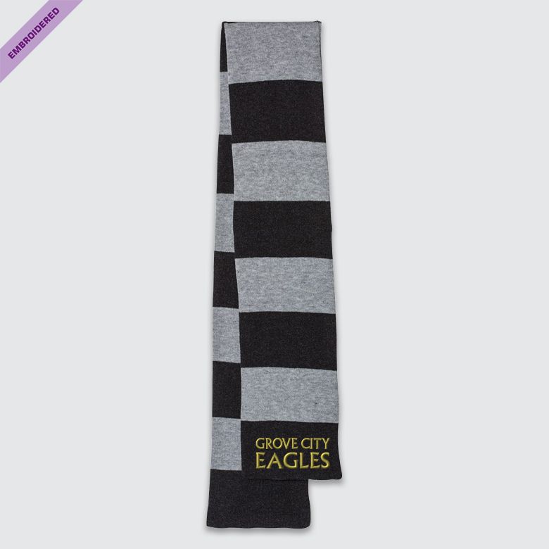 GC Eagles Rugby-Striped Scarf