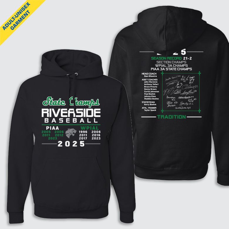 RHSP 2025 PIAA State Champs PO Hood, Size: S