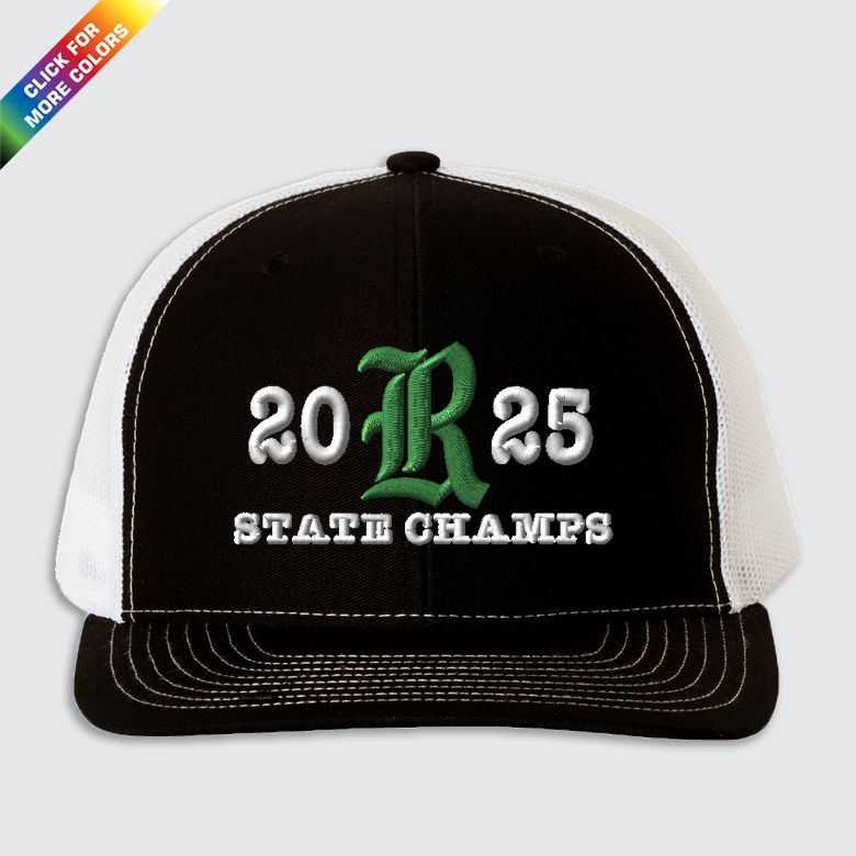2025 State Champs EMB Richardson Trucker Cap