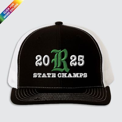 2025 State Champs EMB Richardson Trucker Cap