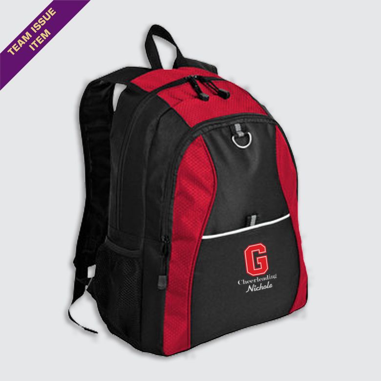 Big &#39;G&#39; EMB Cheerleading  Custom Honeycomb Backpack