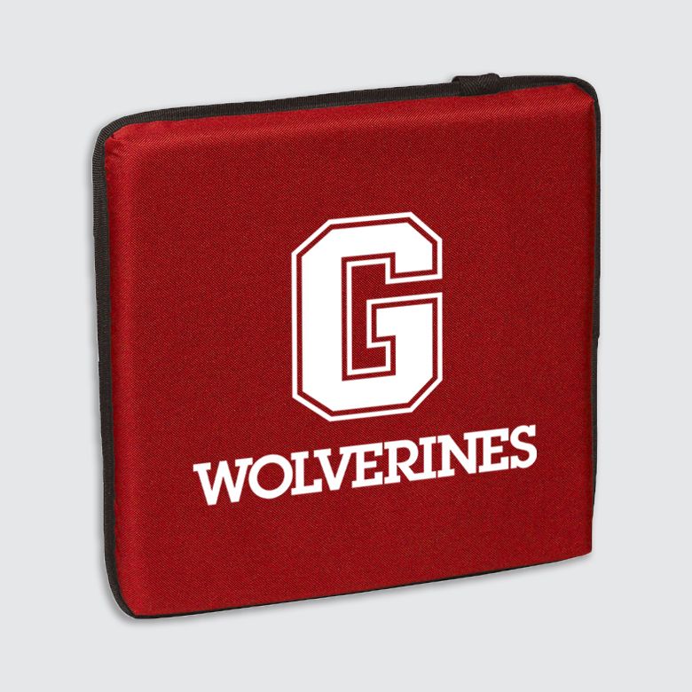 Big &#39;G&#39; Wolverines Seat Cushion