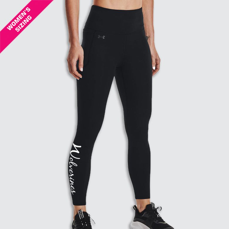Wolverines Script-90 UA Ladies Motion Tight
