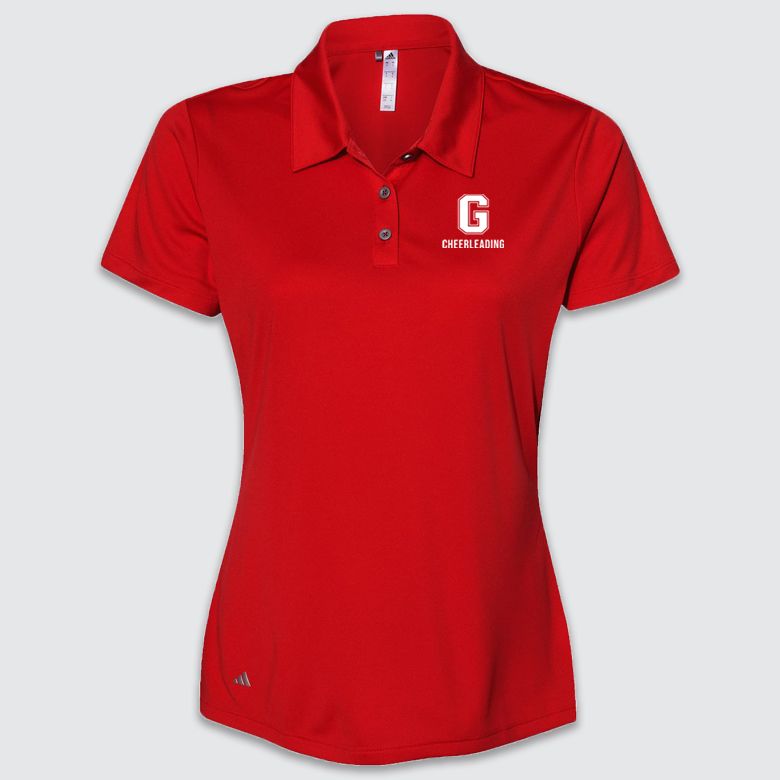 Ladies Lil&#39; &#39;G&#39; Adidas Performance Polo, Size: S, Color: Red
