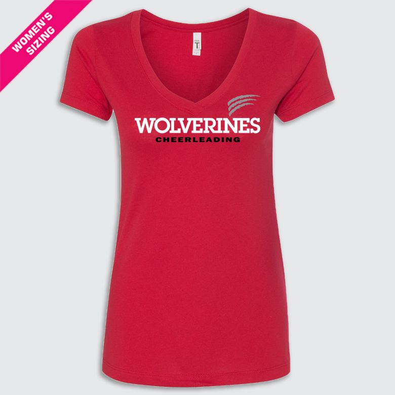 Women&#39;s Claw Cotton V-Neck Tee