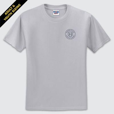 Silver HCA Short-Sleeve Tee (50/50 Cotton/Poly)