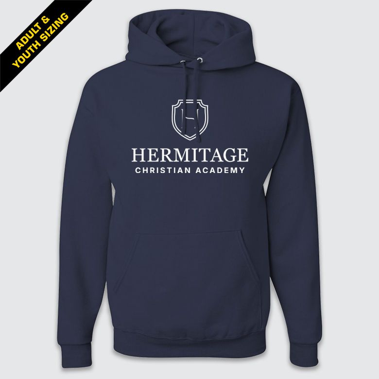 HCA Navy NuBlend Hooded Sweatshirt