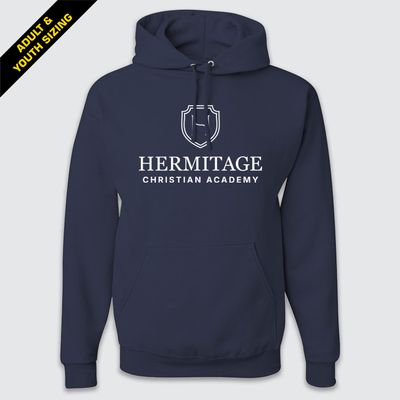 HCA Navy NuBlend Hooded Sweatshirt