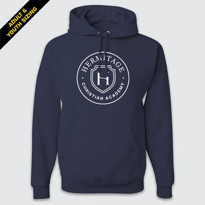 HCA Seal Navy NuBlend Hooded Sweatshirt