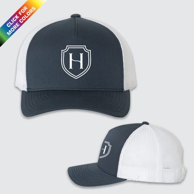 HMA Badge DTF-Printed 5-Panel Trucker Hat