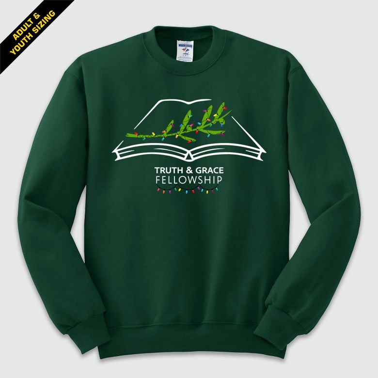 T&amp;G Christmas Lights NuBlend Crewneck Sweatshirt