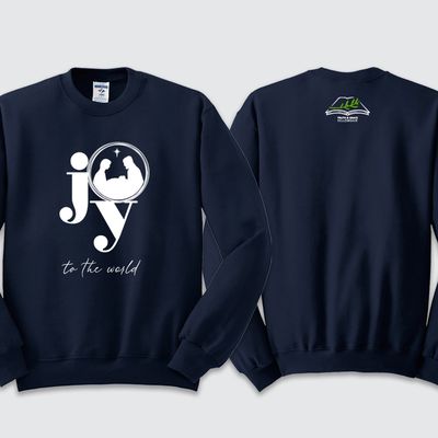 Joy to The World - T&amp;G LT NuBlend Crewneck Sweatshirt