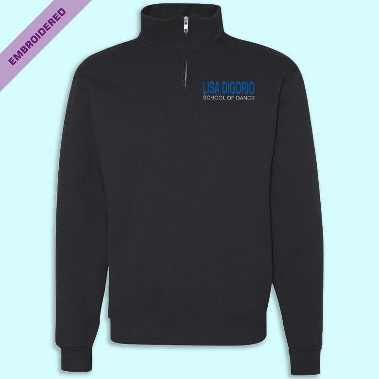 Lisa DiGorio (sod) embroidered Quarter-zip Fleece