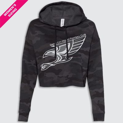 GCMF Approach Angle Stealth Ladies Crop Hoodie