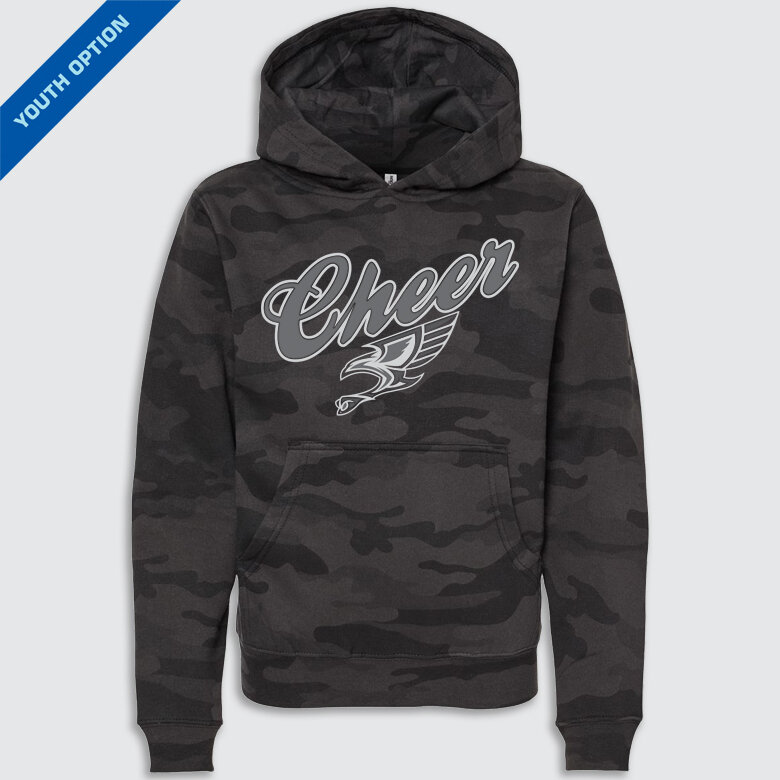 Stealth Cheer Eagle Youth Pullover Hoodie