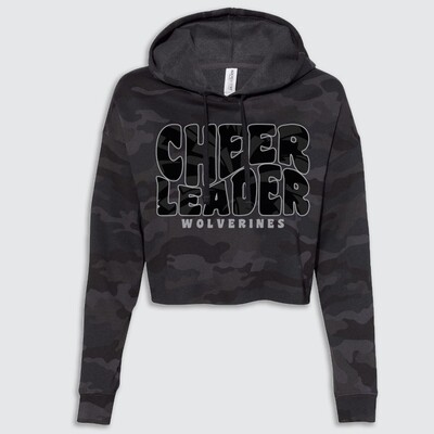 Wolverine Groovy Stealth Cheer Leader Ladies Crop Fleece
