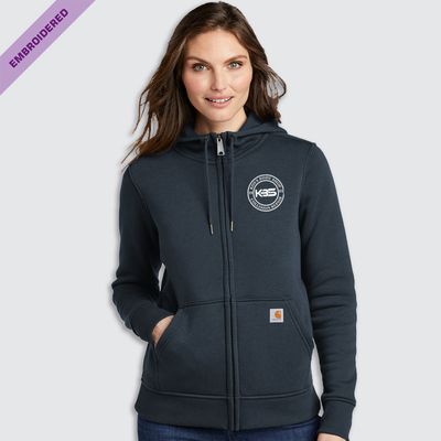 KBS Circle EMB Carhartt Women's Full-zip Hood