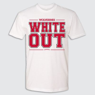 2025 Wolverine WHITE OUT SS Tee