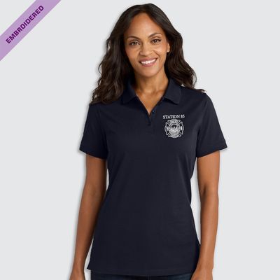 Station 85 EMB EZCotton Womens Polo