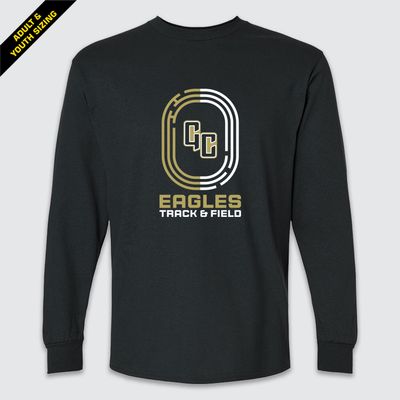 GC Eagles T&amp;F Track Heavy Cotton Long Sleeve T-Shirt