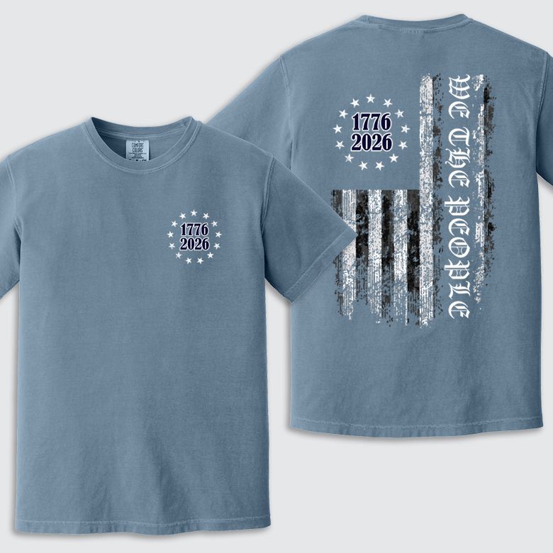 We The People - Blue Jean Comfort Colors Heavyweight Tee