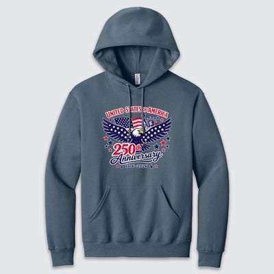 250th Eagle NuBlend Denim Hood