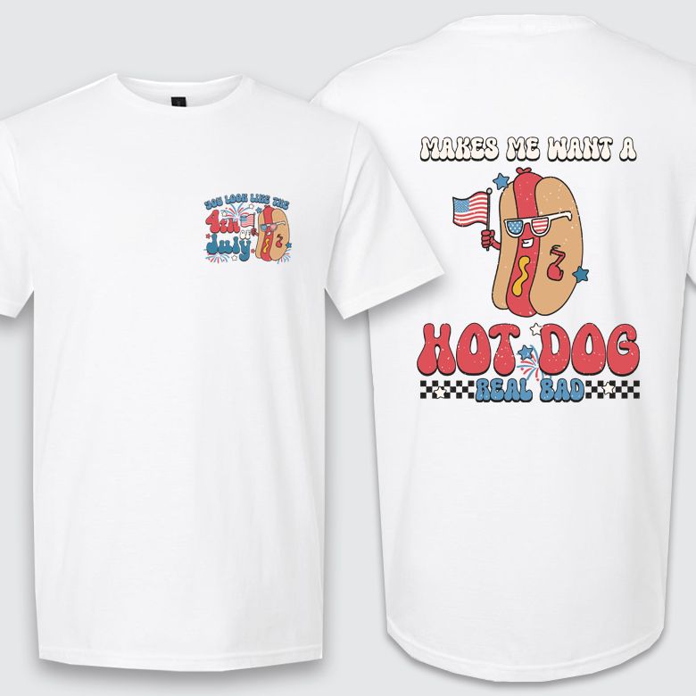 4th of July Hot Dog Shirt
