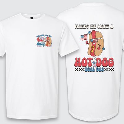 4th of July Hot Dog Shirt