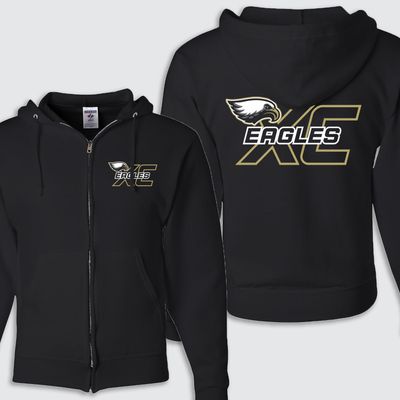 Eagles XC-SS Jerzees® NuBlend® Full-Zip Hooded Sweatshirt