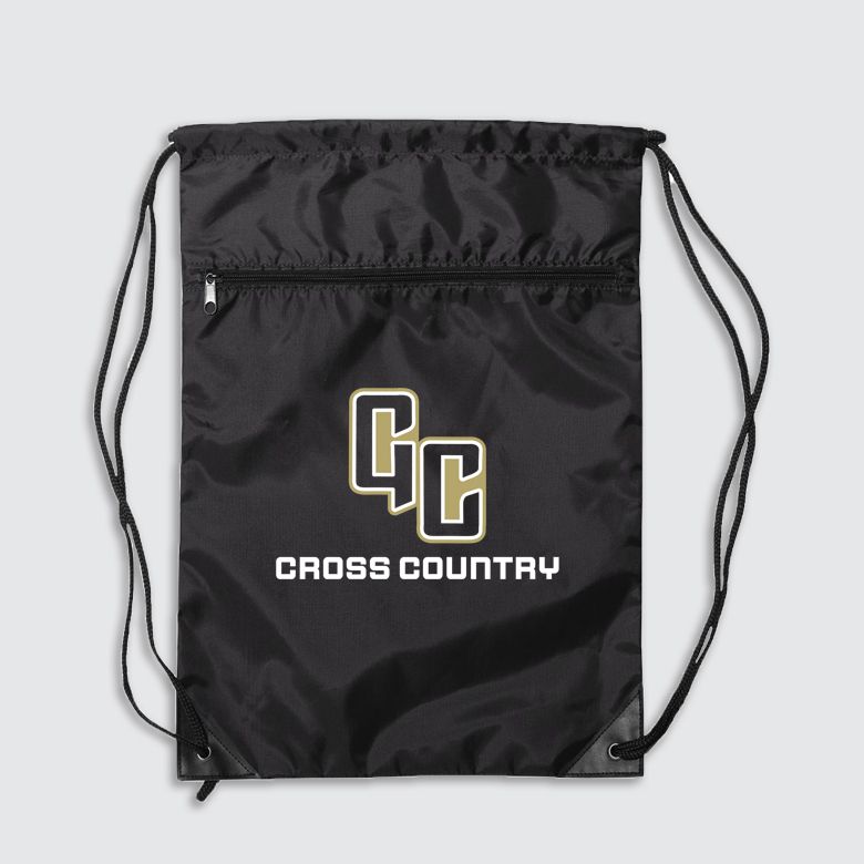 GC Cross Country Zippered Drawstring Bag
