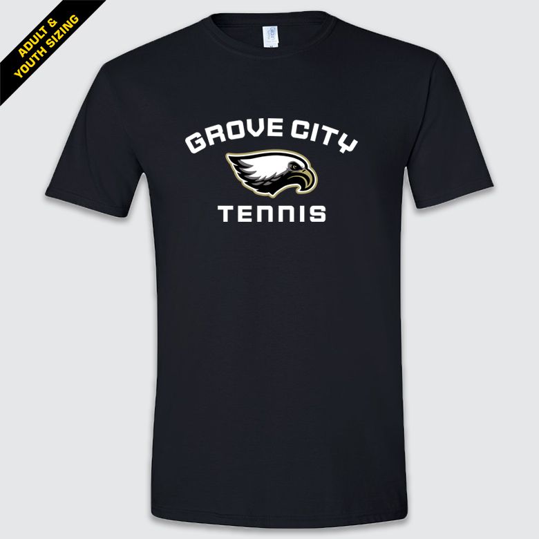 Grove City Eagles Tennis Short-Sleeve Tee, Size: S