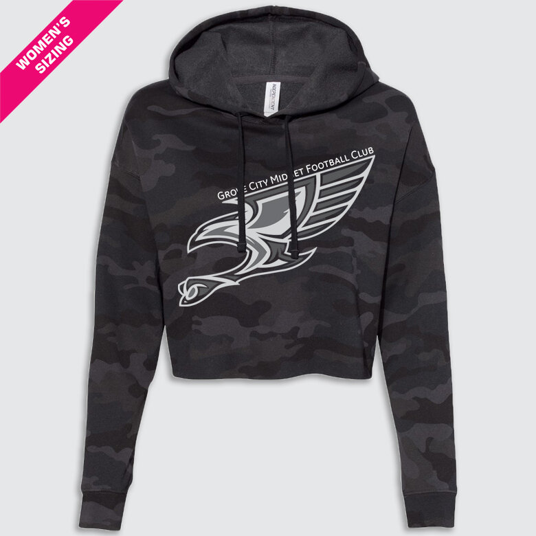 Stealth Cheer Ladies Crop Hoodie