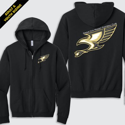 GC Midget Football Approach Angle Full-zip Hoodie