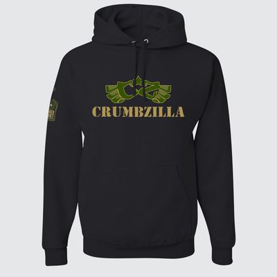 CRUMBZILLA Pullover Hoodie W/ Roger That Walkie Sleeve