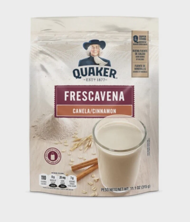 Fresca Avena 315 g Quaker, Flavor: Canela