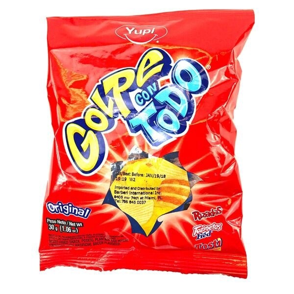 Golpe Con Todo Original 30 g Yupi