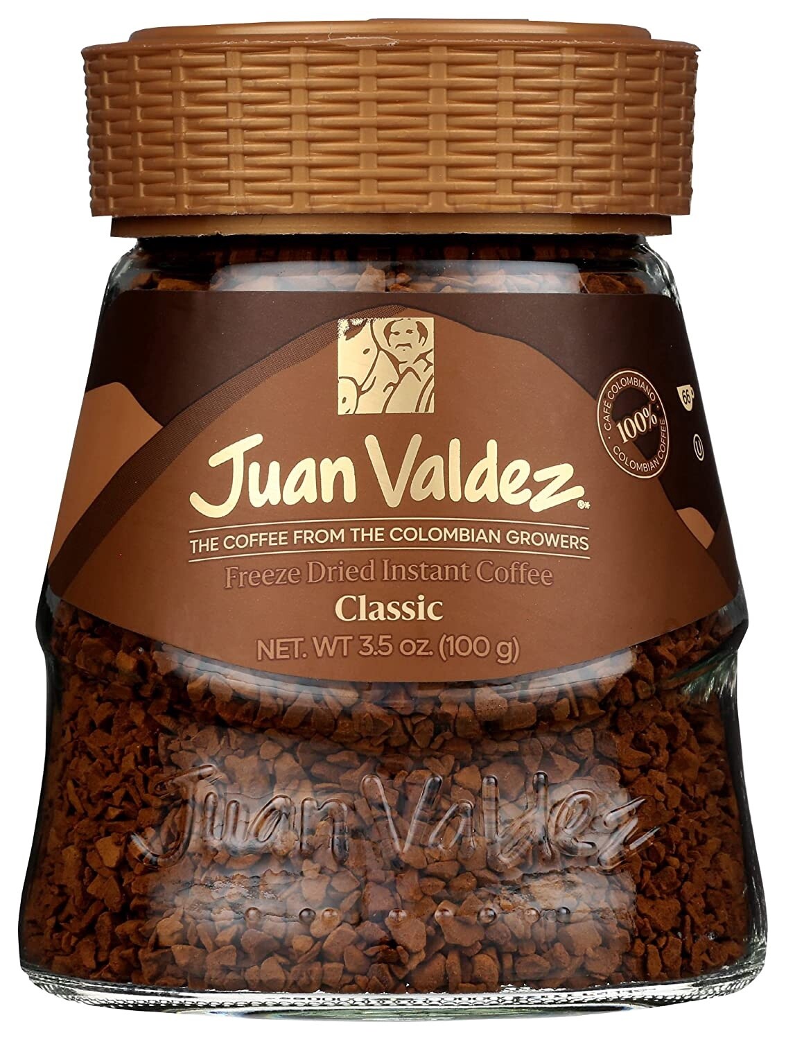 Instant Coffee 100 G Juan Valdez, Flavor: Clasico