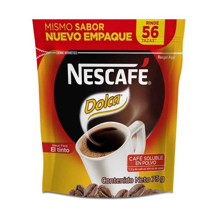 Cafe Dolca en Polvo Nestle, Size: 73g