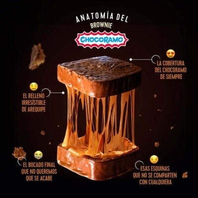 ChocoRamo Brownie Caramelo 65g