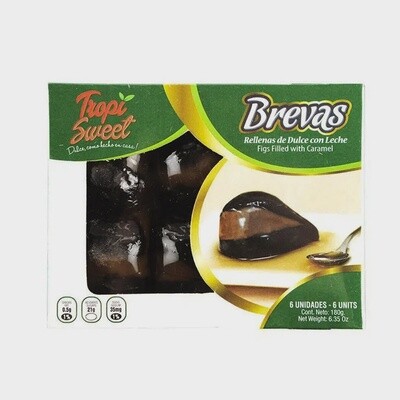 Brevas con Dulce De Leche 6 Unidades 180 g Tropi Sweet