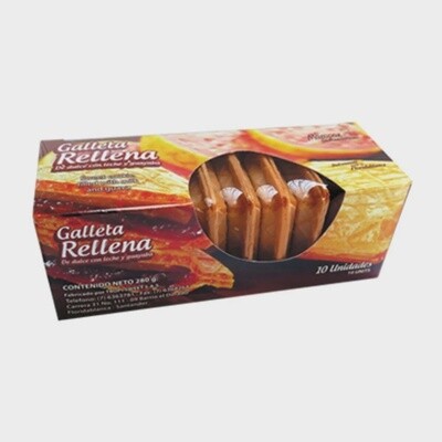 Galleta Rellena Herpos 10 unidades 280g